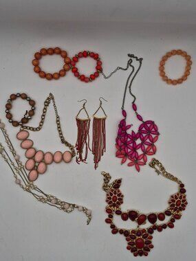 Assorted Jewelry Lot – Mixed Styles – Necklaces, Bracelets, Earrings & More